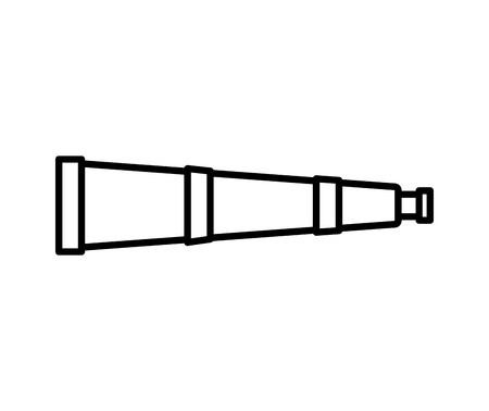 telescope device isolated icon vector illustration designのイラスト素材