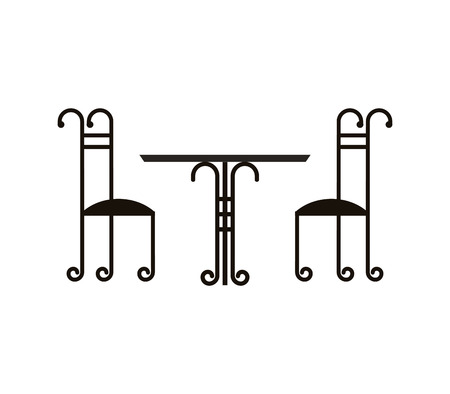 wrought iron frame isolated icon vector illustration designのイラスト素材