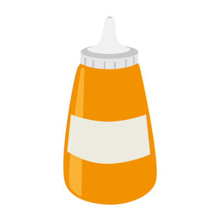 sause bottle isolated icon vector illustration designのイラスト素材