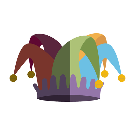 fools hat isolated icon vector illustration designのイラスト素材