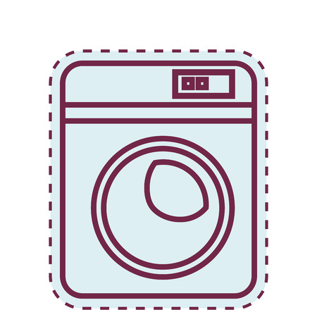 washer machine isolated icon vector illustration designのイラスト素材