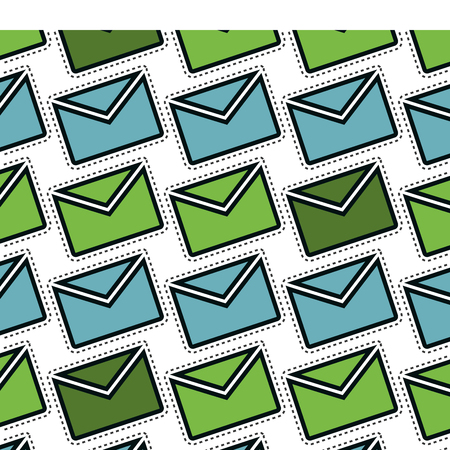 envelope letter isolated icon vector illustration designのイラスト素材