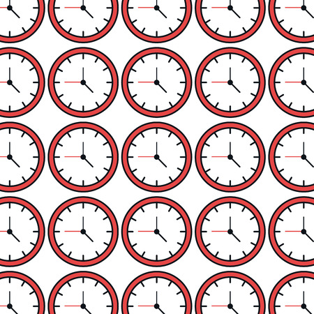 time clock isolated icon vector illustration designのイラスト素材