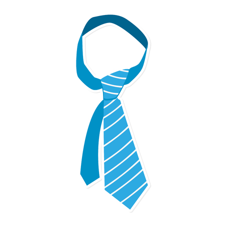 tie male fashion isolated icon vector illustration designのイラスト素材