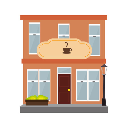 big building isolated icon vector illustration designのイラスト素材