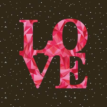 love card concept. colorful design. vector illustrationのイラスト素材