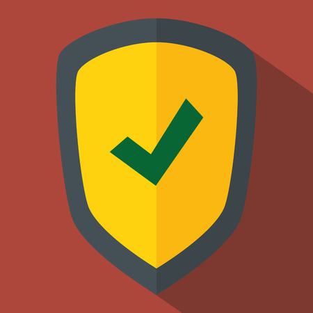 shield security system icon vector illustration designのイラスト素材