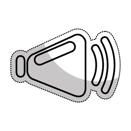 speaker audio device icon vector illustration designのイラスト素材