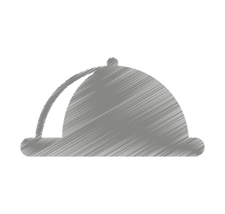 tray server isolated icon vector illustration designのイラスト素材