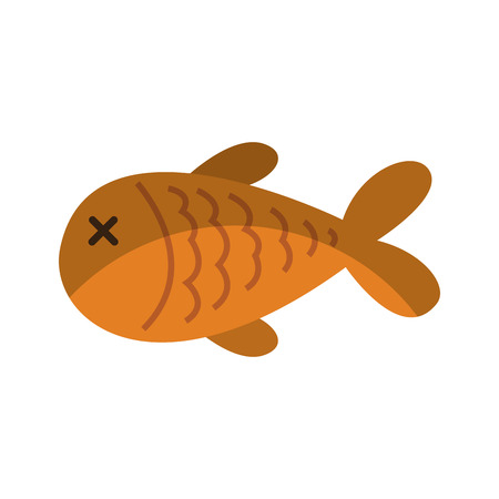 fish meat isolated icon vector illustration designのイラスト素材