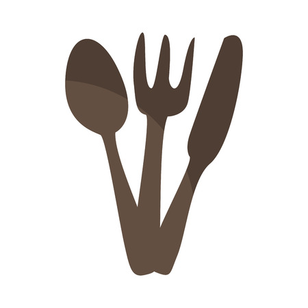 kitchen cutlery isolated icon vector illustration designのイラスト素材