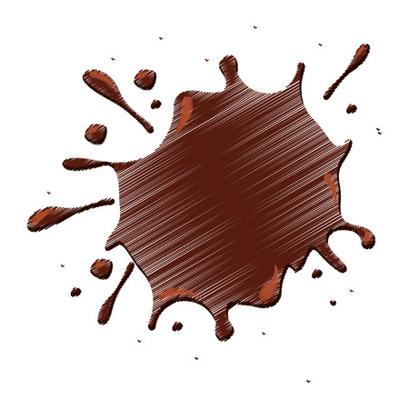 splash liquid isolated icon vector illustration designのイラスト素材