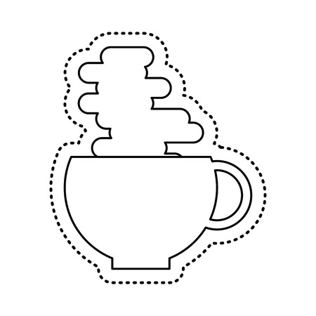 coffee cup isolated icon vector illustration designのイラスト素材