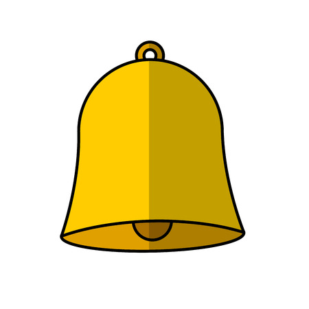school bell isolated icon vector illustration designのイラスト素材