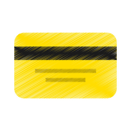 credit card isolated icon vector illustration designのイラスト素材