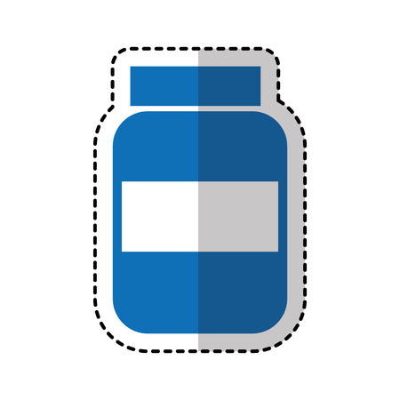 bottle drugs isolated icon vector illustration designのイラスト素材