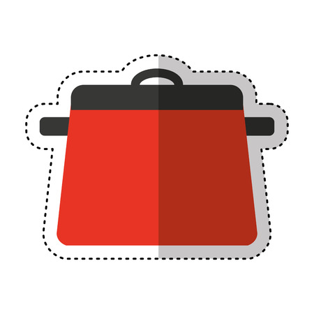 kitchen pot isolated icon vector illustration designのイラスト素材