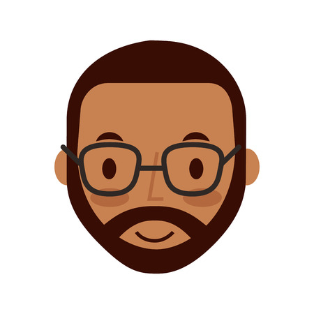 young man avatar character vector illustration designのイラスト素材