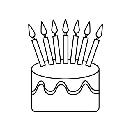 delicious sweet cake isolated icon vector illustration design