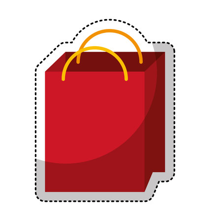 shopping bag isolated icon vector illustration designのイラスト素材