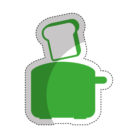 bread toaster appliance icon vector illustration designのイラスト素材