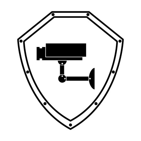 shield security isolated icon vector illustration designのイラスト素材