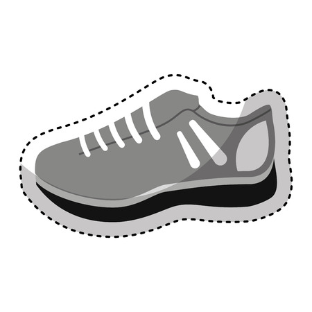 sport shoes isolated icon vector illustration designのイラスト素材
