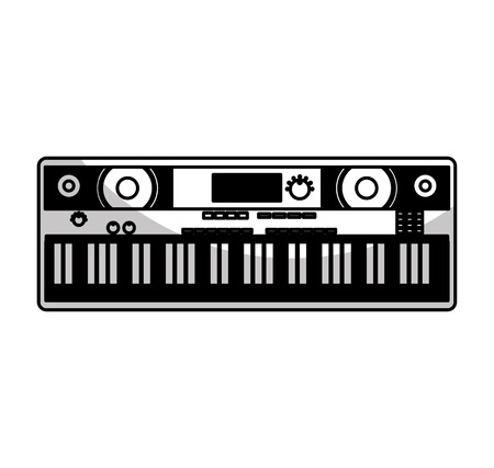 synthesizer electric isolated icon vector illustration designのイラスト素材