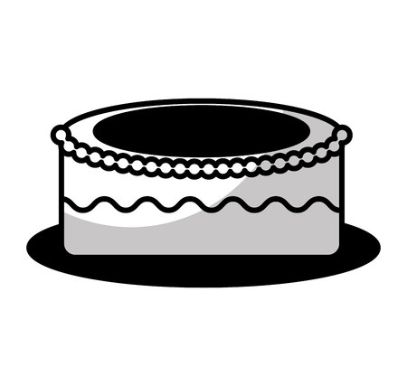 delicious sweet cake icon vector illustration designのイラスト素材