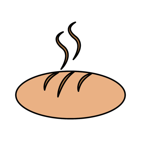 delicious bread isolated icon vector illustration designのイラスト素材