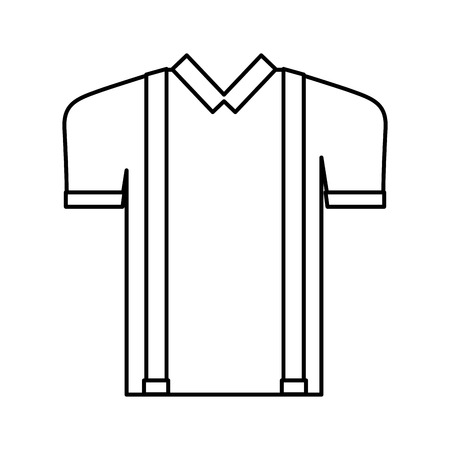 male clothes fashion icon vector illustration designのイラスト素材