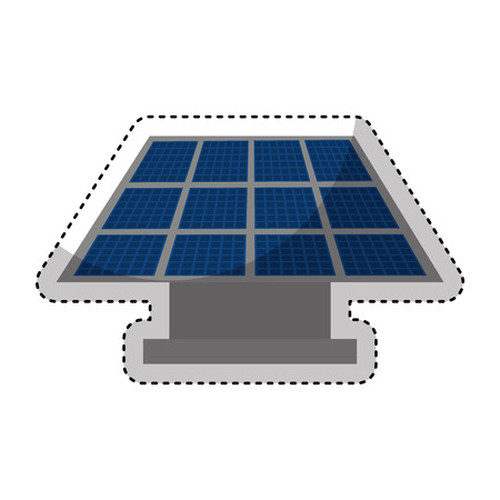 panel solar isolated icon vector illustration designのイラスト素材