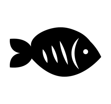 fish meat food isolated icon vector illustration designのイラスト素材