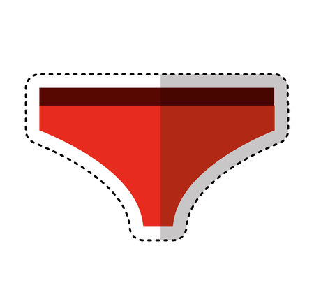 swinwear female isolated icon vector illustration designのイラスト素材