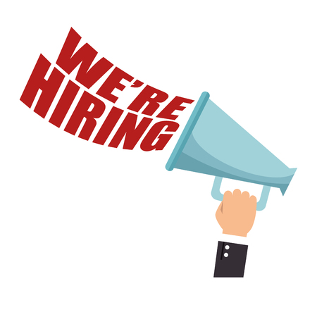 recruitment process concept icon vector illustration designのイラスト素材