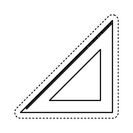 rule school supply icon vector illustration designのイラスト素材