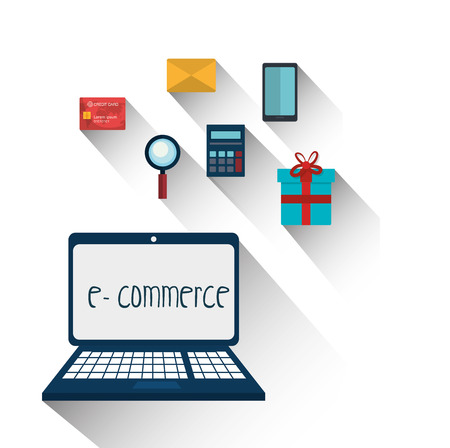 online store shopping icon vector illustration designのイラスト素材