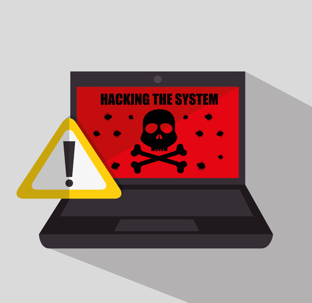 system threats concept icons vector illustration designのイラスト素材