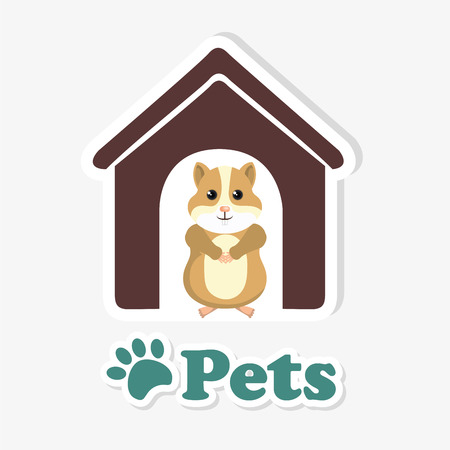 pet shop center icon vector illustration designのイラスト素材