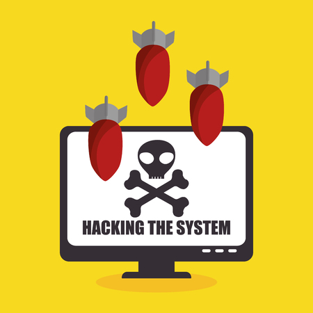 system threats concept icons vector illustration designのイラスト素材