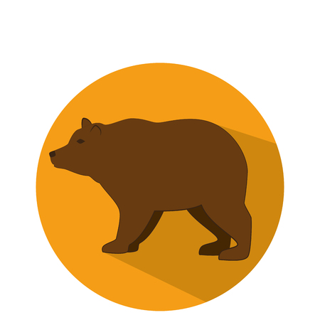 bear animal isolated icon vector illustration designのイラスト素材