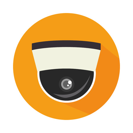 security cam cctv icon vector illustration designのイラスト素材