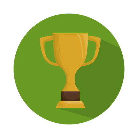trophy cup isolated icon vector illustration designのイラスト素材