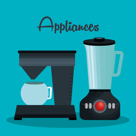 set home appliances icons vector illustration designのイラスト素材