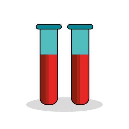 tube test medical icon vector illustration designのイラスト素材