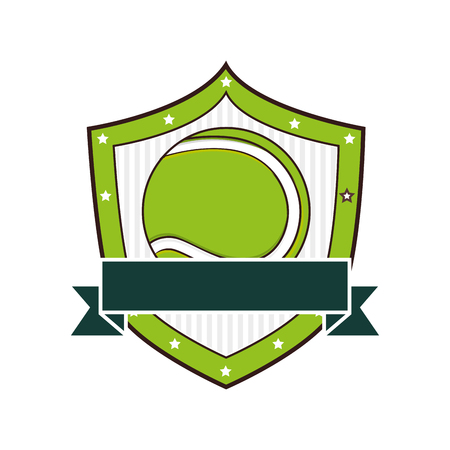 tennis ball sport icon vector illustration designのイラスト素材