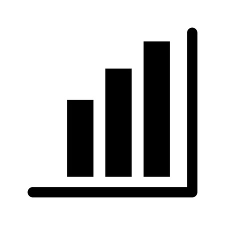 bars statistics isolated icon vector illustration designのイラスト素材