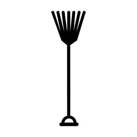 rake gardening tool icon vector illustration designのイラスト素材