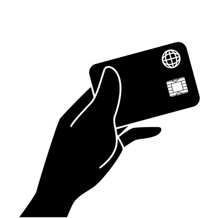 credit card isolated icon vector illustration designのイラスト素材