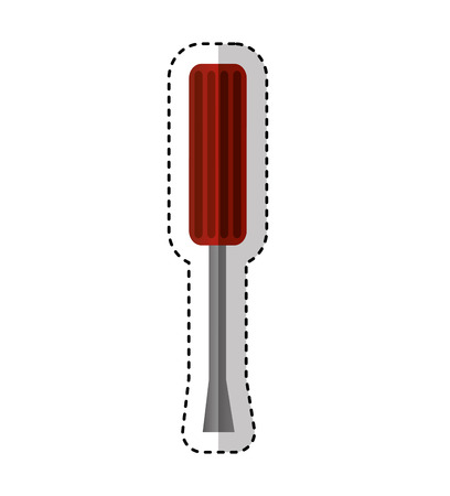 screwdriver tool repair service icon vector illustration designのイラスト素材